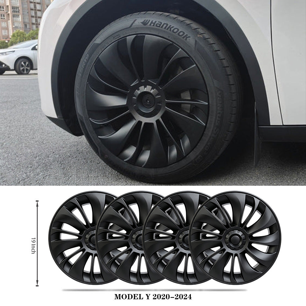 Wheel Covers For Tesla Model Y 19" Gemini Wheels - Symmetrical & Efficiency | Teego