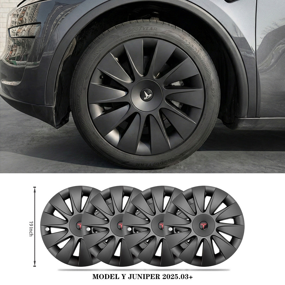 Tessgo 19" Induction Style Hubcaps for New Tesla Model Y (Juniper 2025-2026)