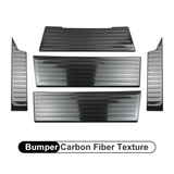 Tessgo Stainless Steel Rear Bumper & Tailgate Protector For Cybertruck, Anti-Scratch Guard Step Plates
