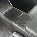 [Real Carbon Fiber] Center Console Panel Cover for Tesla Model YL 2026+