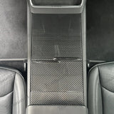 [Real Carbon Fiber] Center Console Panel Cover for Tesla Model YL 2026+