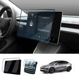 16" Front & Rear 9H Tempered Glass Screen Protector for Tesla Model YL 2026+