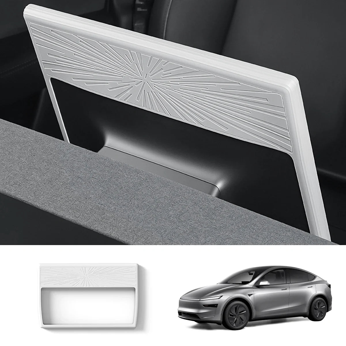 16" Silicone Center Screen Protector Frame for Tesla Model Y Juniper 2026+