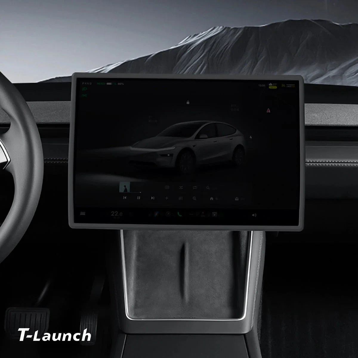 16" Silicone Center Screen Protector Frame for Tesla Model Y Juniper 2026+