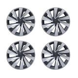Model Y Juniper 19 Inch Wheel Covers for Tesla Crossflow Wheels Spiral Style Aero Hubcaps 4PCS