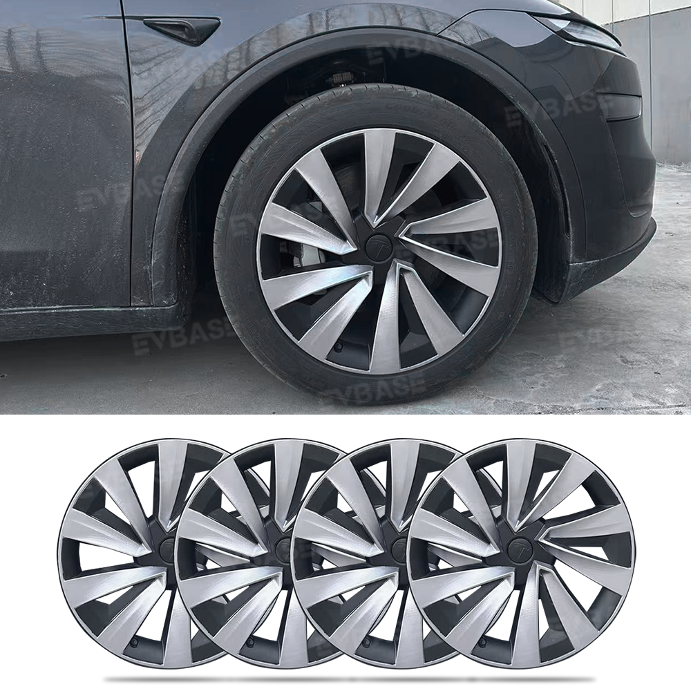 Tessgo 19" Turbine Style Full Wrapped Wheel Covers for Tesla Model Y