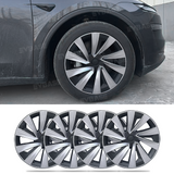 Tessgo "Helix-Aero" 19" Spiral Style Wheel Covers for Tesla Model Y Juniper 4PCS