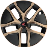 Model Y Juniper 19" Wheel Covers Satin Bronze Hubcaps Inspired By Model Y Performance