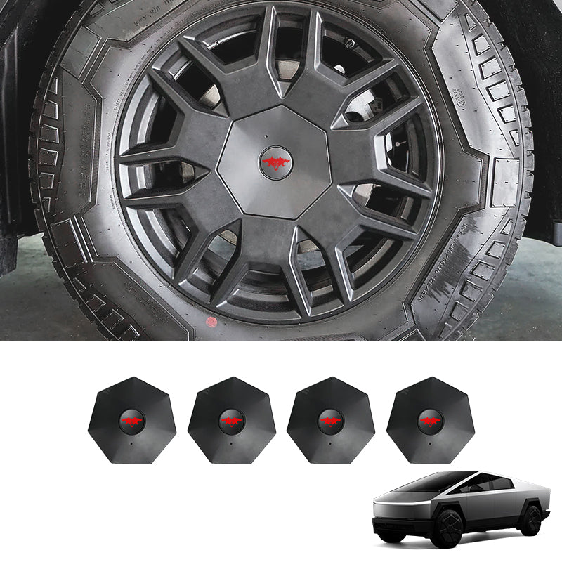 Tessgo Heptagon Center Wheel Caps & Lug Nut Covers for Tesla Cybertruck