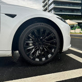 Tessgo Nova Style Wheel Hubcaps (Set of 4) for Tesla 2024+ Model 3 Highland 18'' Photon Wheels (Inspired by 19'' Nova Wheels)