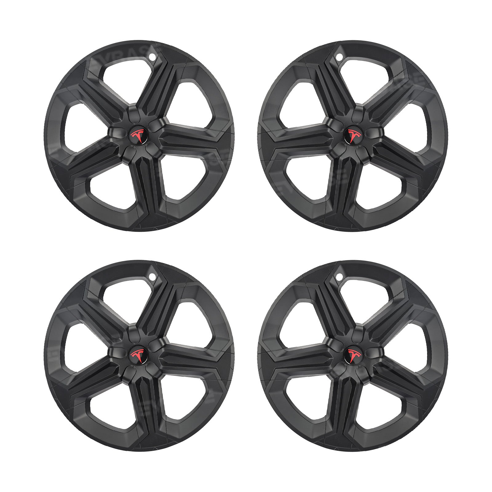 Tessgo "Nomad-Armor" 19" Futuristic Off-Road Wheel Covers for Model Y Juniper