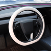 Premium Ventilated Steering Wheel Cover for Tesla Model Y L 2026+