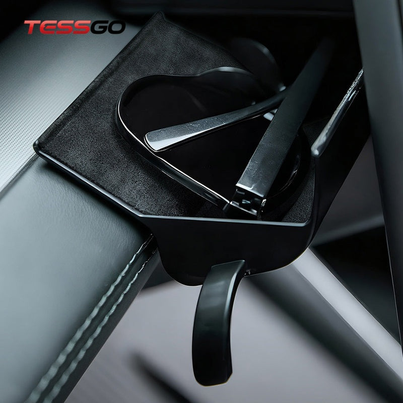 TESSGO Behind-Screen Tissue & Sunglasses Organizer FOR Tesla Model Y Juniper / Y L