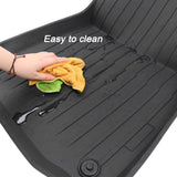 Premium All-Weather Floor Mats for Tesla Model S 2021+ – Heavy-Duty TPE Protection & Luxurious Custom Fit