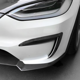 Aero Carbon Fiber Front Lip for Tesla Model X | High-Performance Aerodynamic Body Kit