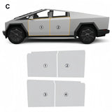 2024 Tesla Cybertruck Pre-cut Gloss Clear PPF Wrap Self-Healing TPU Film