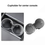 Tesla Model 3/Y Spill-Proof Cup Holder Insert (2024+ Highland & 2025.03+ Juniper) | Secure Silicone Design