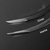 Teego Carbon Fiber Spoiler-Gloss & Matte comparison