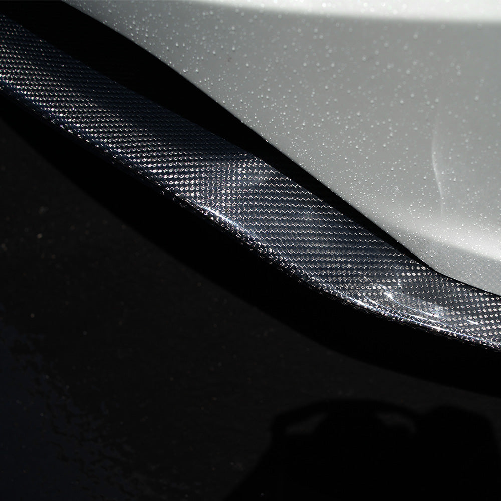 Detail of Tesla Model 3 Highland Performance Carbon Fiber Front Lip