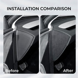 Tesla Alcantara Dash Side Panel Cover Trim for 2024+ Model 3 Highland