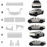 2024 Tesla Cybertruck Pre-cut Gloss Clear PPF Wrap Self-Healing TPU Film