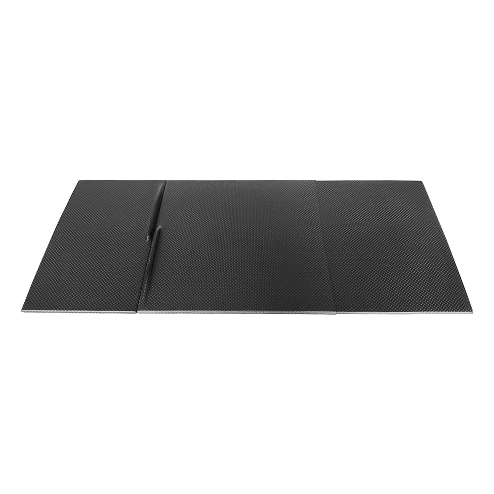2025+ Tesla Model Y Carbon Fiber Center Console Cover – Matte Finish, 1x1 Plain Weave