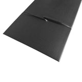 detail of 2024 Tesla Model 3 Carbon Fiber Center Console Cover – Matte Finish, 1x1 Plain Weave