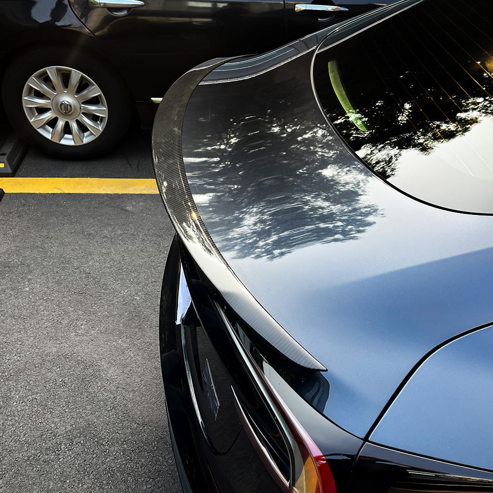 2024+ Tesla Model 3 Real Carbon Fiber Spoiler - Enhance Performance & Aerodynamics