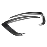 2021-2025 Tesla Model S Real Carbon Fiber Fog Light Trim