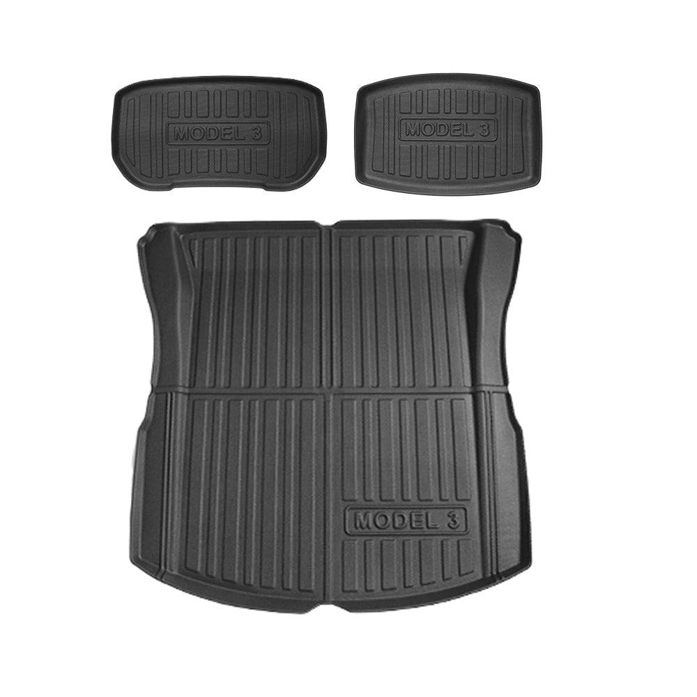 Tesla Model 3 Highland 2024-2025 All-Weather Trunk Cargo Mats