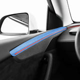 Tessgo Alcantara Door Panel Trim with Ambient Lighting Integration for Tesla Model Y Juniper 2026+