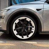2025+ Tesla Model Y 21" Arachnid 2.0 Wheel Protectors | Premium ABS Curb Rash Guards | Easy Snap-On Installation