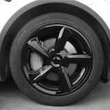2025+ Tesla Model Y Juniper 19’’ Crossflow Wheel Cover Replacement | OEM-Style Black Rim Protectors