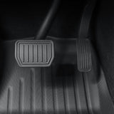 Pedal position detail of Tesla Model Y Juniper All-Weather & Full Coverage Protection Floor Mats