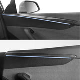 Tesla Model Y Juniper Carbon Fiber Door Trim Covers