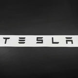 black 3D Tesla letter Stickers