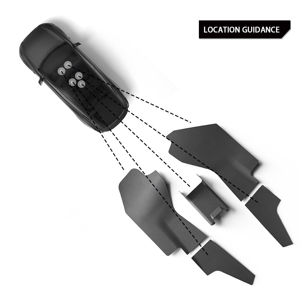 2025+ Tesla Model Y Juniper Premium TPE Interior Protectors（5 Pcs, RHD Available) – Side & Rear Console Covers for Ultimate Protection