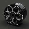 TESSGO 19" Hex Wedge Wheel Covers for Model Y & Juniper – Honeycomb Style