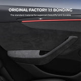 Tesla Model Y Juniper 2025.03+ & Model 3 Highland 2024+ Alcantara Door Armrest Cover