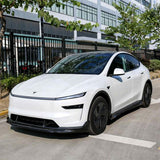 2026+ Tesla Model Y Juniper Carbon Fiber Front Lip Splitter