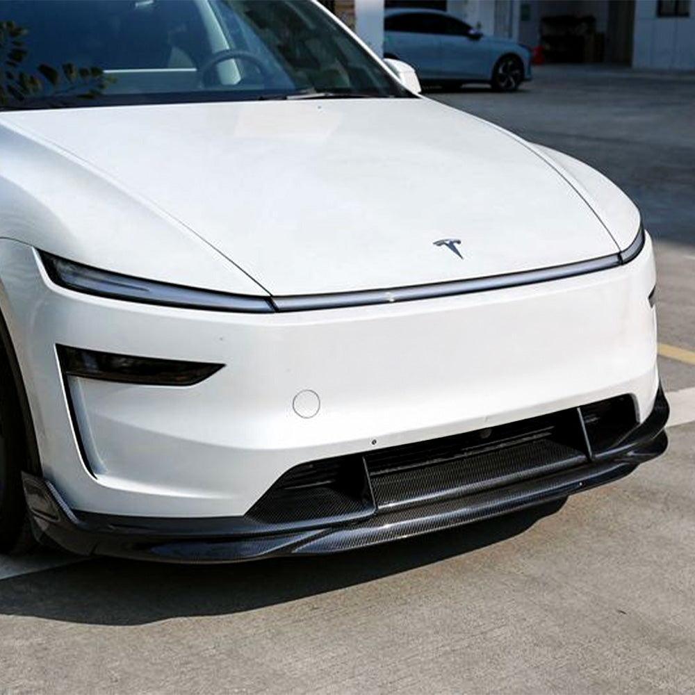 2026+ Tesla Model Y Juniper Carbon Fiber Front Lip Splitter