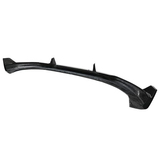 Back view of Tesla Model Y Juniper Carbon Fiber Front Lip Splitter