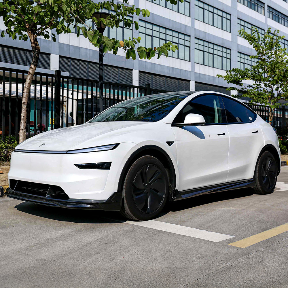 2026+ Tesla Model Y Juniper Carbon Fiber Front Lip Splitter