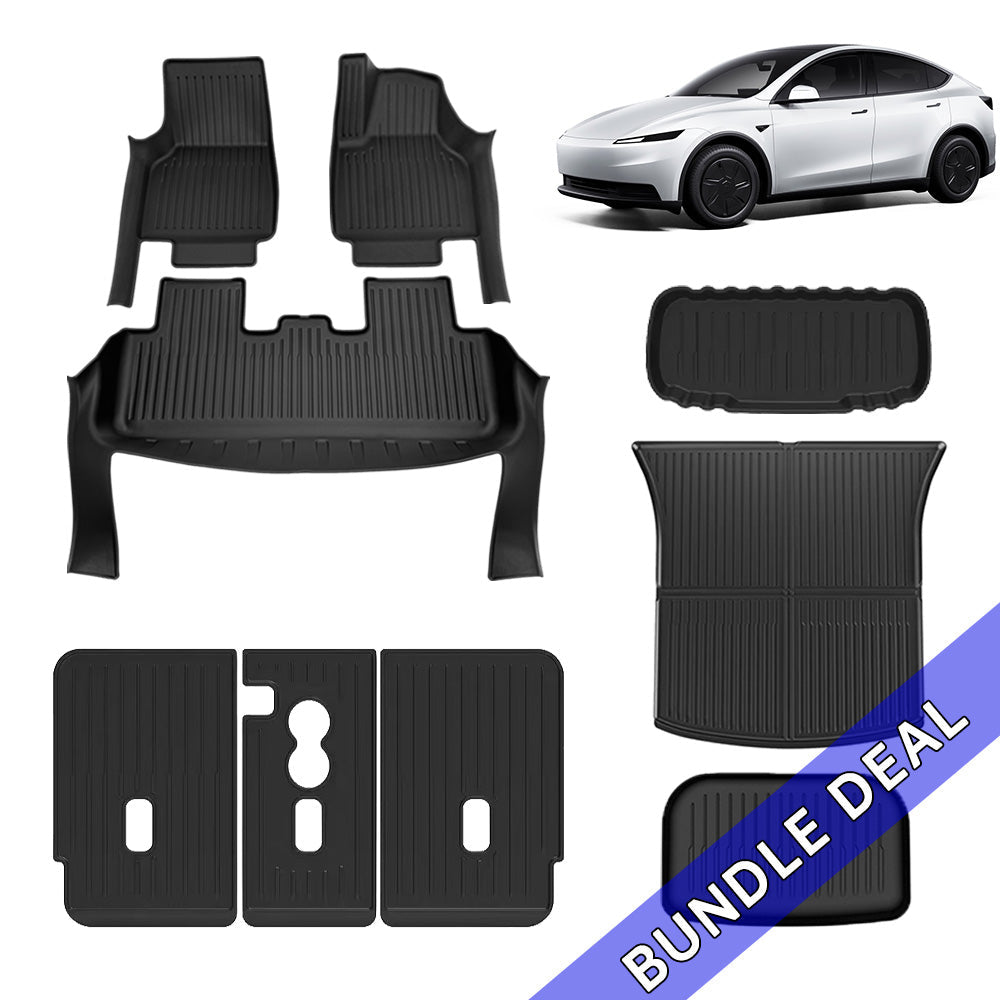 Tesla Model Y juniper standard floor mat set bundle 9pcs RHD