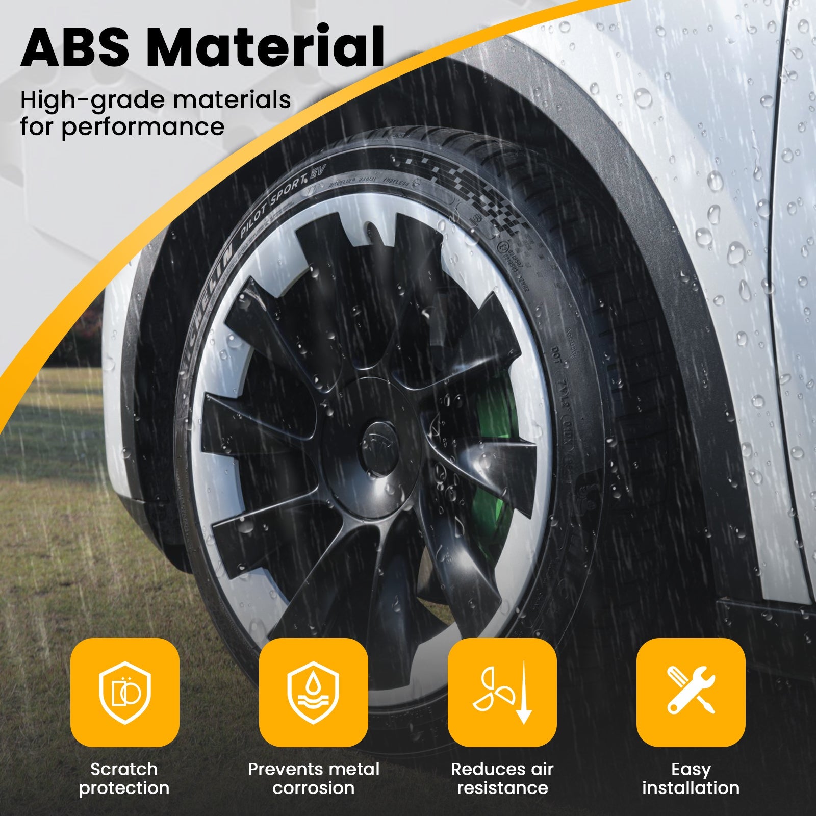 Wheel Hub Protection Ring 20" Wheels For Tesla Model Y /Model Y Juniper