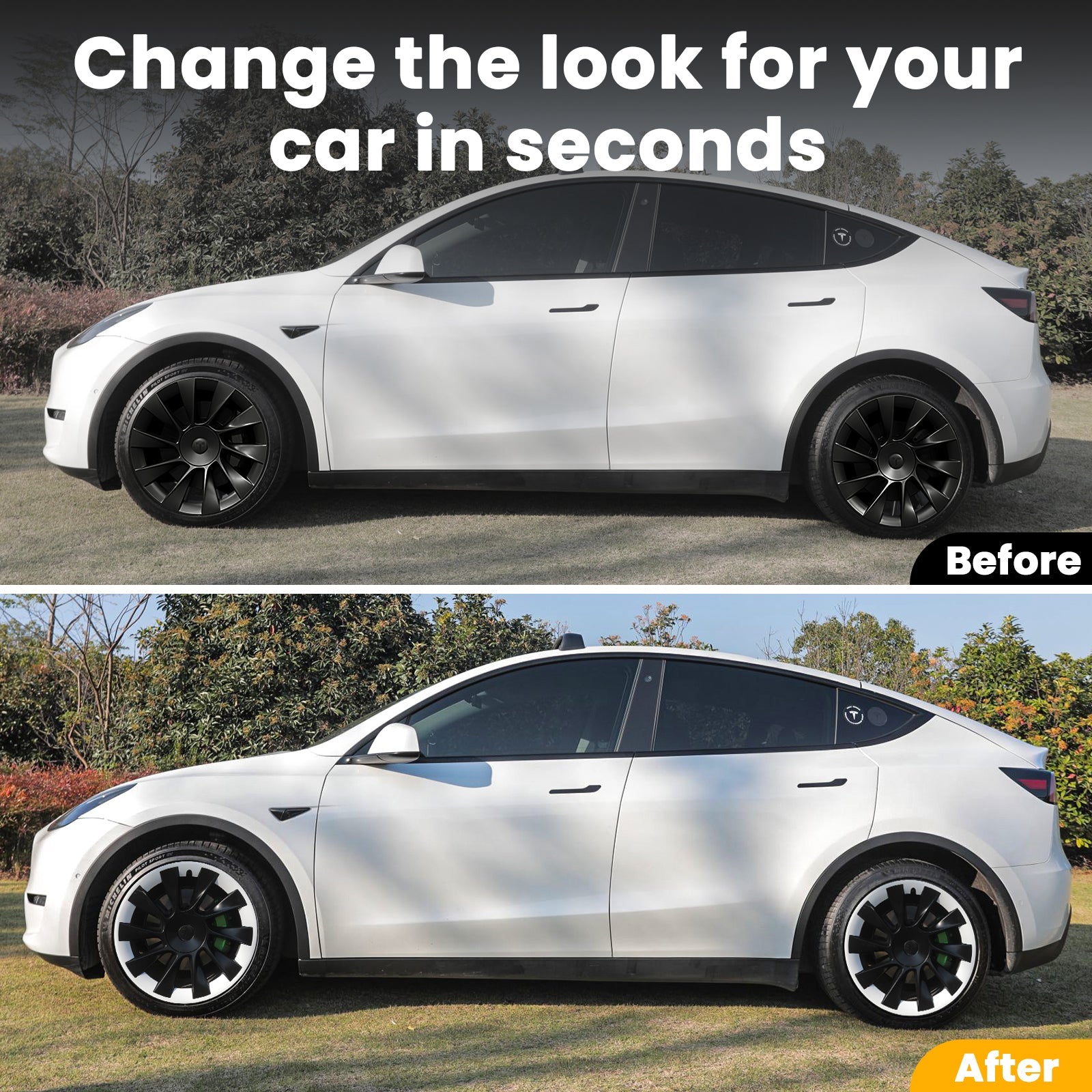 Wheel Hub Protection Ring 20" Wheels For Tesla Model Y /Model Y Juniper