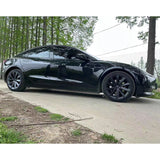 18" Matte Black Aero Style Wheel Covers for Model 3 2017–2023 4PCS