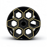 TESSGO 19" Hex Wedge Wheel Covers for Model Y & Juniper – Honeycomb Style