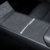 Alcantara Center Console Sticker Cover for Tesla Model Y L 2026+