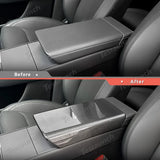 [Real Carbon Fiber] Armrest Cover for Tesla Model Y L 2026+